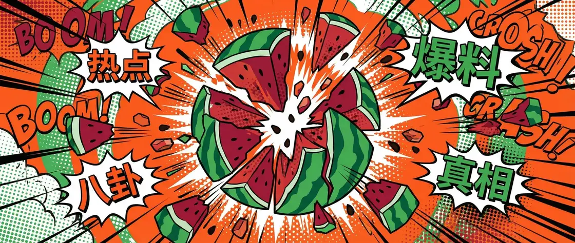 小桃酱 今日头瓜爆炸漫画横幅